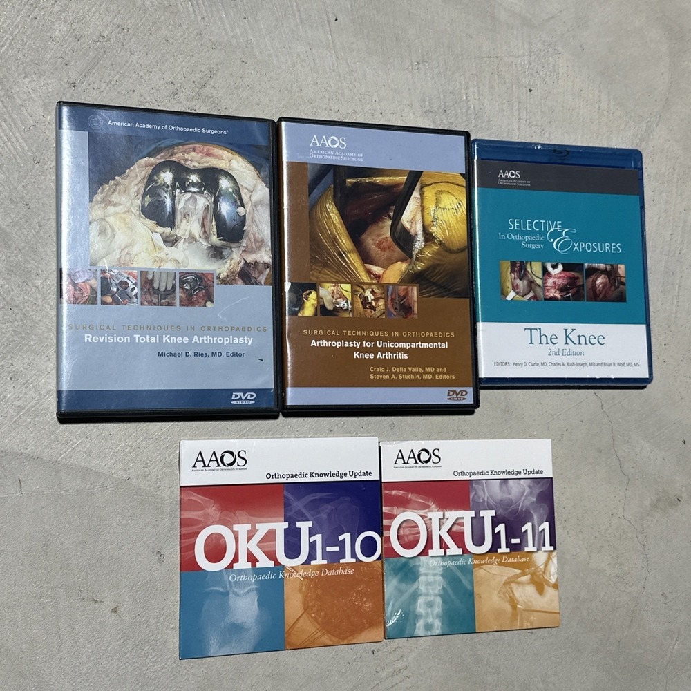 Surgical Techniques DVD American Academy Of Orthopaedics Surgeon The Knee Bluray